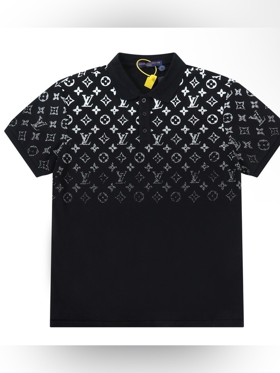 Louis Vuitton Other - Louis Vuitton Black and White Monogram Fade Polo